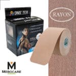 WristWidget TFCC strap + 3NS Tex tape 2 mebocare 3ns tex tape rayon roll beige tan
