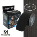 mebocare 3ns tex tape rayon roll black zwart