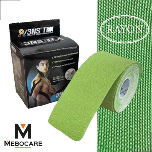 mebocare-3ns-tex-tape-rayon-roll-lime 3NS Tex tape Sport - 1 rolo - Image 1